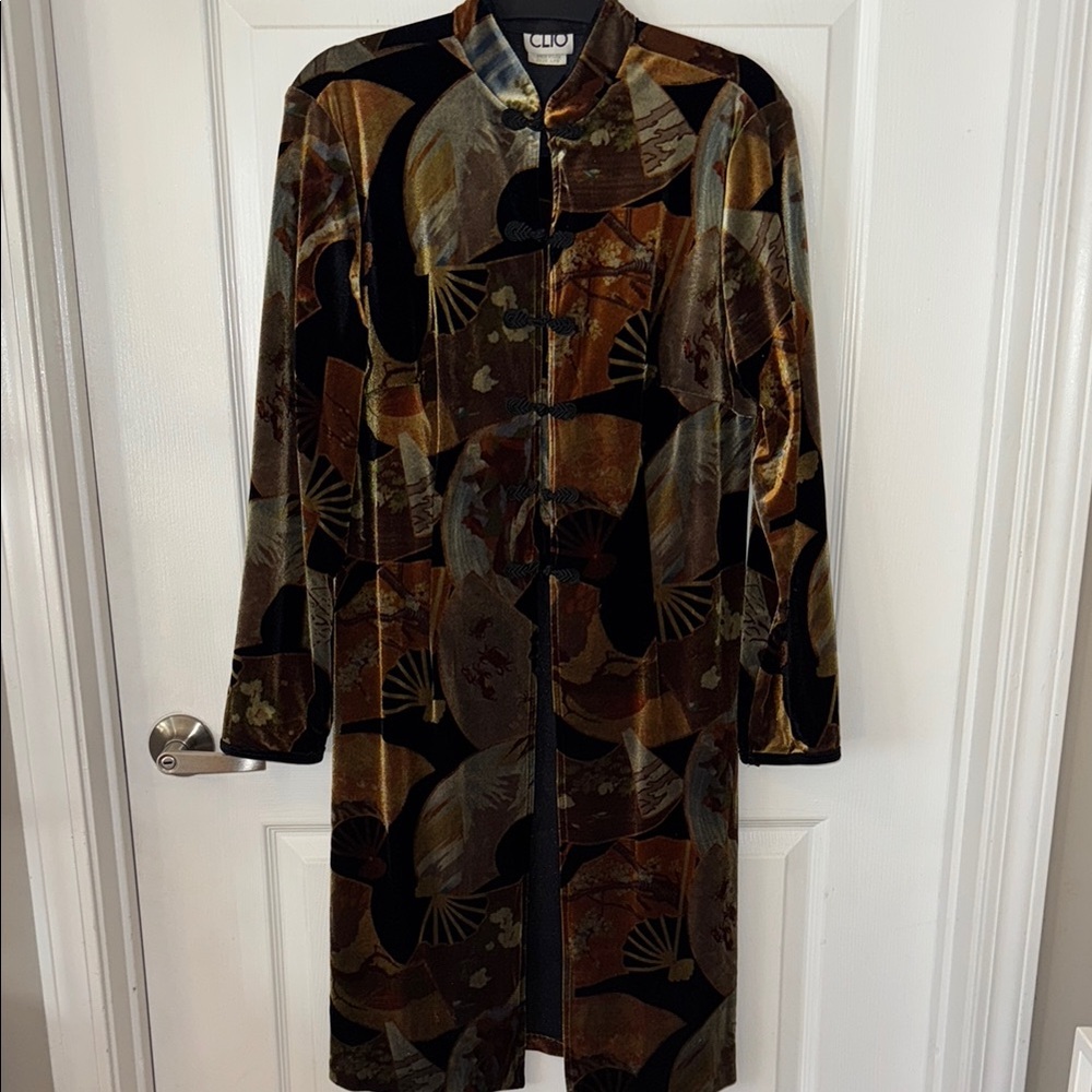 Elegant Multicolor Jacket Kimono